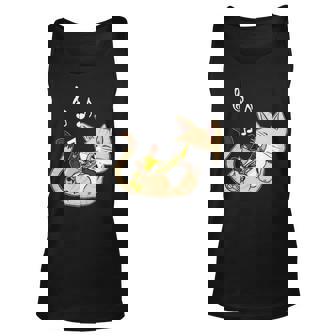 Saxophone Music Cat Funny Pet Gift Idea Unisex Tank Top - Thegiftio UK