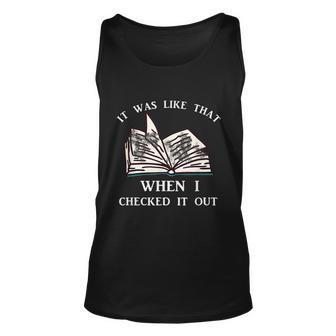 School Library Funny For Librarian Tshirt Unisex Tank Top - Monsterry