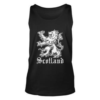 Scotland T Shirt Scotland Flag Shirt Vintage Scotland Soccer Shirt Scottish Lion Unisex Tank Top - Thegiftio UK