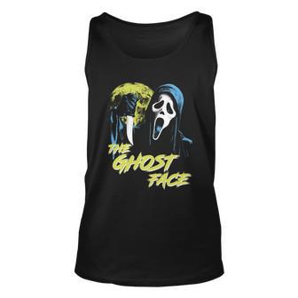 Scream The Ghost Face Halloween Unisex Tank Top - Monsterry UK