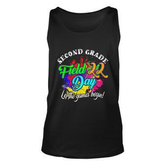 Second Grade Field Day 2022 Let The Game Begin Sports Day Unisex Tank Top - Thegiftio UK