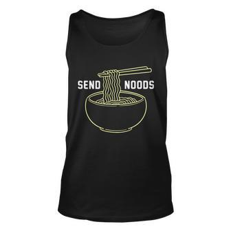 Send Noodles Funny Bowl Of Noodles T-Shirt Graphic Design Printed Casual Daily Basic Unisex Tank Top - Thegiftio UK