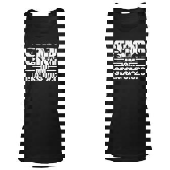 Senior Mom Proud Mom Of A Football Senior 2023 Unisex Tank Top - Thegiftio