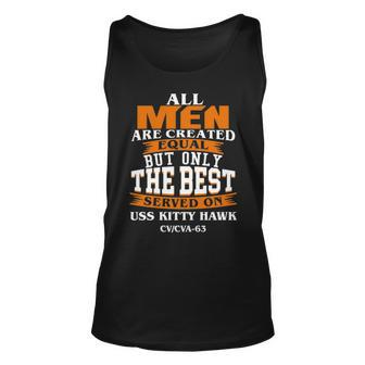 Served On Uss Kitty Hawk Cv Unisex Tank Top - Monsterry