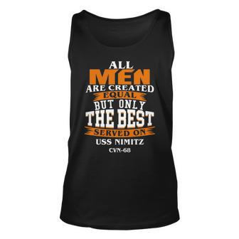 Served On Uss Nimitz Cvn Unisex Tank Top - Monsterry