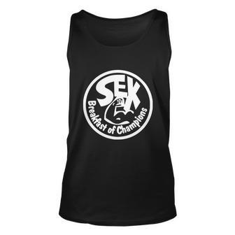 Sex Breakfast Of Champions Formula Driver Hunt Unisex Tank Top - Monsterry