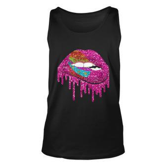 Sexy Lips Easter Day Bunny Eggs Kiss Mouth Gift Graphic Design Printed Casual Daily Basic Unisex Tank Top - Thegiftio UK