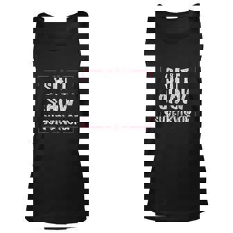 Shit Show Supervisor Funny Dad Mom Boss Teacher Present Unisex Tank Top - Thegiftio