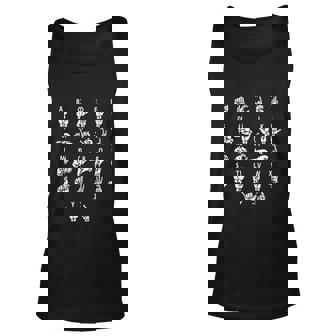 Sign Language Alphabet For Asl Interpreter Deaf Teacher Unisex Tank Top - Thegiftio