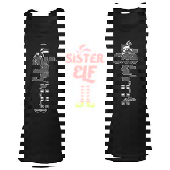 Sister Elf Christmas Unisex Tank Top - Monsterry
