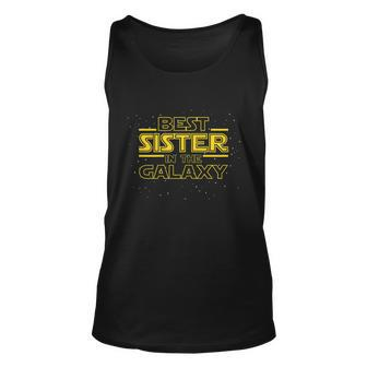 Sister Gift Best Sister In The Galaxy Unisex Tank Top - Thegiftio UK