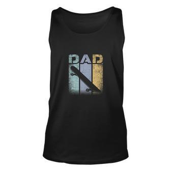 Skateboard Dad V2 Unisex Tank Top - Monsterry