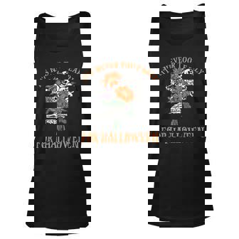 Skeleton Skull Flower Its Never Too Early For Halloween Unisex Tank Top - Thegiftio