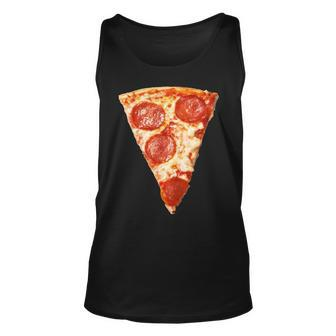 Slice Of Pepperoni Pizza Unisex Tank Top - Monsterry UK