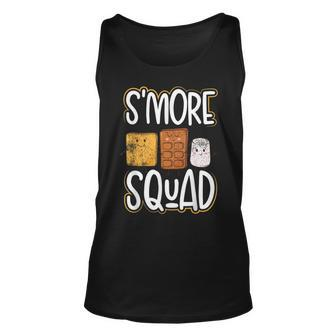 Smore Squad Camp Food Bonfire Treat Camping Crew Lover Unisex Tank Top - Seseable