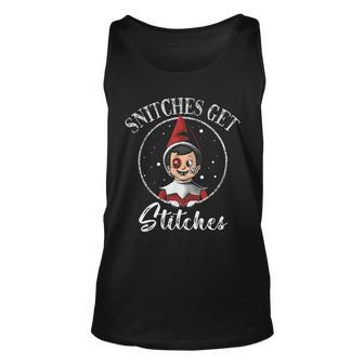 Snitches Get Stitches Tshirt Unisex Tank Top - Monsterry