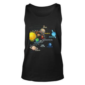 Solar System Planets Astronomy Space Science Girls Boys Tshirt Unisex Tank Top - Monsterry DE