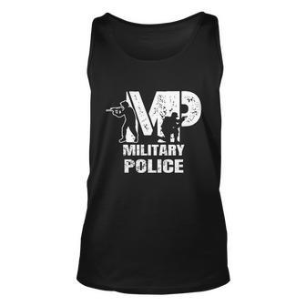 Soldier Retired Veteran Mp Military Police Policeman Funny Gift Unisex Tank Top - Monsterry UK