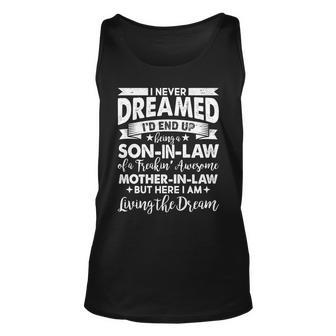 Son-In-Law Of A Freakin Awesome Mother-In Law Tshirt Unisex Tank Top - Monsterry DE