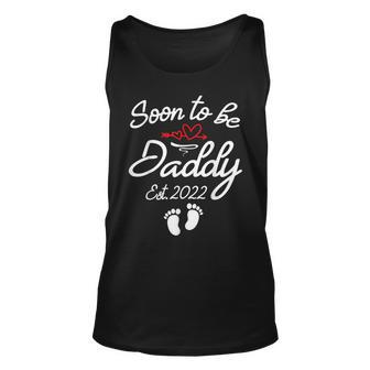 Soon To Be Daddy Est 2022 Happy Father Husband Father Papa Men Women Tank Top Graphic Print Unisex - Thegiftio UK