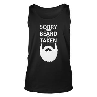Sorry This Beard Is Taken T-Shirt Graphic Design Printed Casual Daily Basic Unisex Tank Top - Thegiftio UK