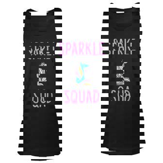 Sparkle Squad Cute Funny Unicorn Party Men Women Tank Top Graphic Print Unisex - Thegiftio