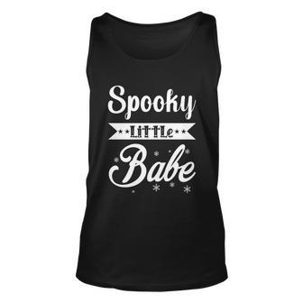Spooky Babe Funny Halloween Quote Unisex Tank Top - Monsterry