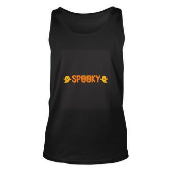 Spooky Ghost Funny Halloween Quote Unisex Tank Top - Monsterry