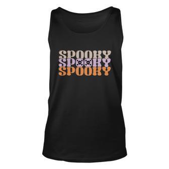 Spooky Spooky Spooky Halloween Quote V2 Unisex Tank Top - Monsterry