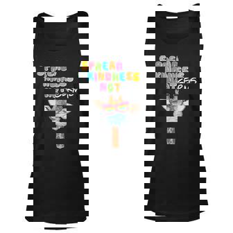 Spread Kindness Not Germs Masked Giraffe Graphic Design Printed Casual Daily Basic Unisex Tank Top - Thegiftio