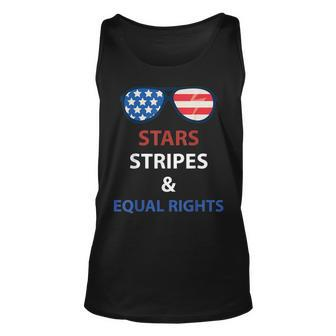 Stars Stripes And Equal Rights 4Th Of July Womens Rights V2 Unisex Tank Top - Seseable