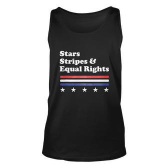 Stars Stripes And Equal Rights Funny 4Th Of July V2 Unisex Tank Top - Monsterry