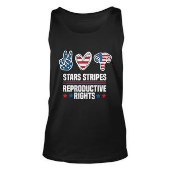 Stars Stripes And Reproductive Rights 4Th Of July Equal Rights Gift Unisex Tank Top - Monsterry