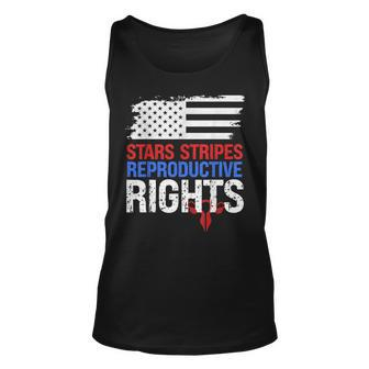 Stars Stripes Reproductive Rights Patriotic 4Th Of July Flag Unisex Tank Top - Seseable