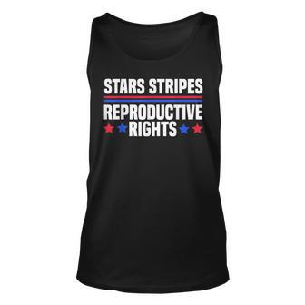 Stars Stripes Reproductive Rights Patriotic 4Th Of July V12 Unisex Tank Top - Seseable