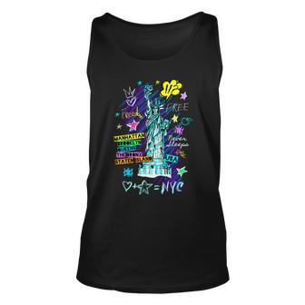 Statue Of Liberty Cities Of New York Unisex Tank Top - Monsterry CA