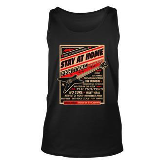 Stay At Home Festival Concert Poster Quarantine Tshirt Unisex Tank Top - Monsterry DE