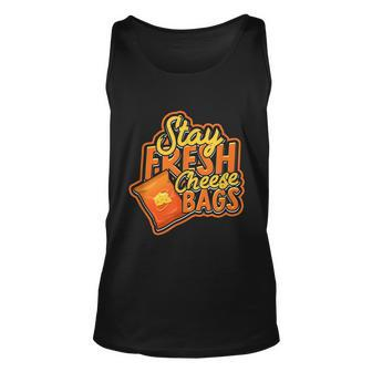 Stay Fresh Cheese Bags Dairy Cream Cheese And Parmesan Unisex Tank Top - Monsterry CA