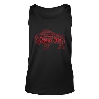 Stop Hate End Racism Choose Love Gift Pray For Buffalo Strong Gift V2 Unisex Tank Top - Monsterry