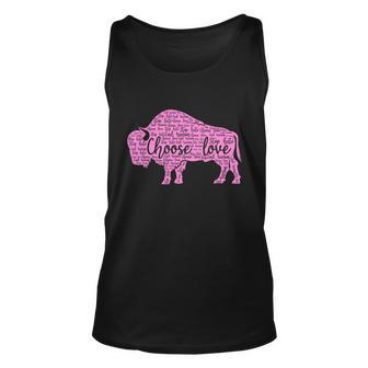 Stop Hate End Racism Choose Love Gift Pray For Buffalo Strong Meaningful Gift Unisex Tank Top - Monsterry