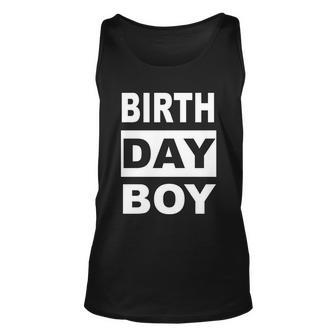 Straight Outta Birthday Birthday Boy Unisex Tank Top - Monsterry