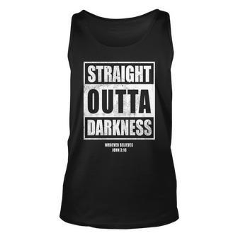 Straight Outta Darkness Unisex Tank Top - Monsterry CA