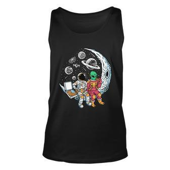 Stronauts And Aliens Chill Tshirt Unisex Tank Top - Monsterry AU