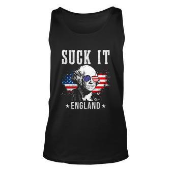 Suck It England Funny 4Th Of July George Washington Unisex Tank Top - Monsterry AU