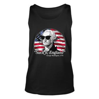 Suck It England George Washington Unisex Tank Top - Monsterry UK