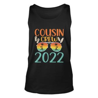 Summer Sunglasses Sunset Cousin Crew 2022 Beach Vacation Gift Unisex Tank Top - Monsterry