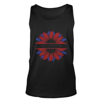 Sunflower American Flag 4Th Of July Independence Day Patriotic V3 Unisex Tank Top - Monsterry AU
