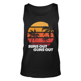 Suns Out Guns Out V2 Unisex Tank Top - Monsterry AU