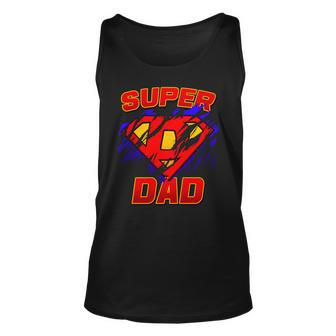 Super Dad Ripped Logo Tshirt Unisex Tank Top - Monsterry