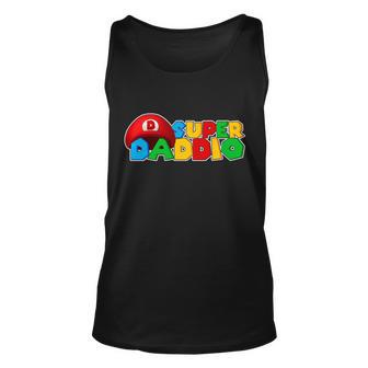 Super Daddio Gamer Dad Tshirt Unisex Tank Top - Monsterry UK